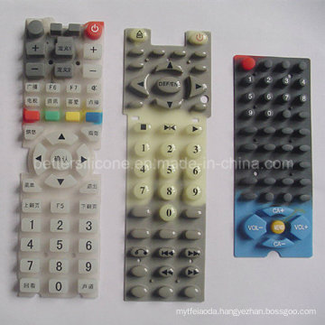 Custom Epoxy Dripping Silicone Rubber Keypads